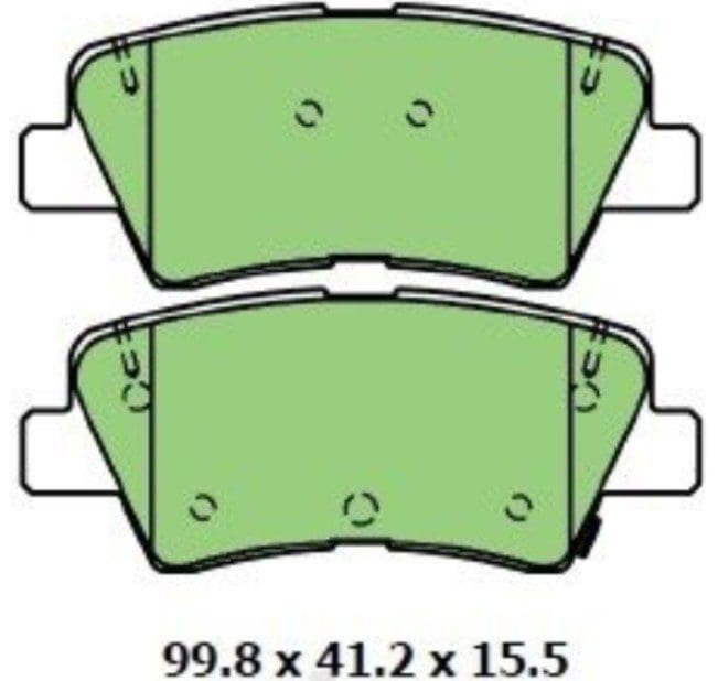 Protex Ultra Ceramic Standard Brake Pads Db Quick Auto Parts